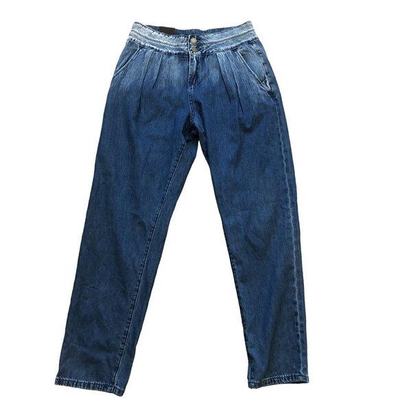 BlankNYC Denim - Blanknyc Blank NYC The Balloon Jean Dark Wash Ombre 28" Y2K High Rise Relaxed